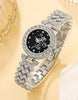 Elegant Rhinestone Studded Ladies Luxury Bracelet Fashion Watch